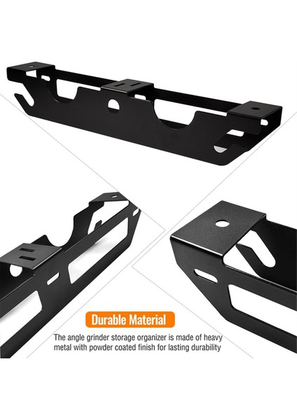 2 Adet Metal Açı Taşlama Makinesi Tutucu Rafı, 4 Bölmeli Elektrikli Açı Taşlama Makinesi Standı (Yurt Dışından) modelleri