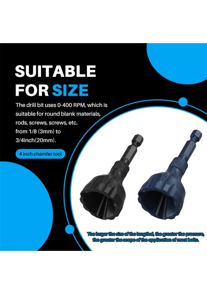 2 Adet Tungsten Karbür Çapak Alma Dış Pah Kırma Aleti (Siyah+Mavi) (Yurt Dışından) indirimleri