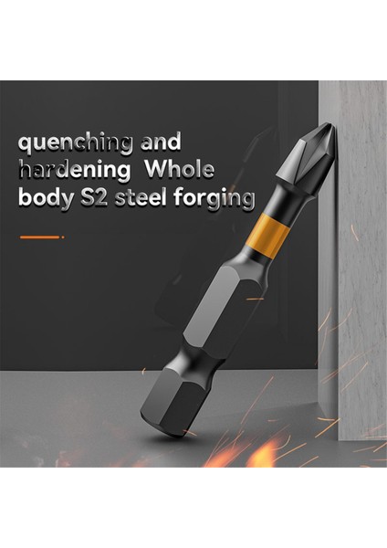 Kaymaz Darbeli Toplu Güçlü Manyetik Yüksek Tork Sertlik Vida Uçları (Yurt Dışından) modelleri