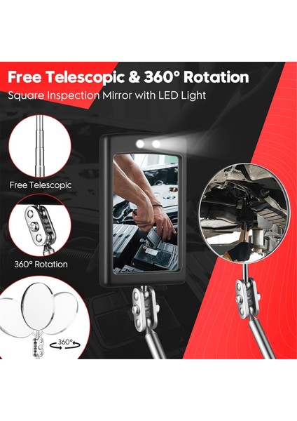 Teleskopik Manyetik Alma Aleti, Küçük Araç Gözlemini Kontrol Etmek Için (Yurt Dışından) indirimleri