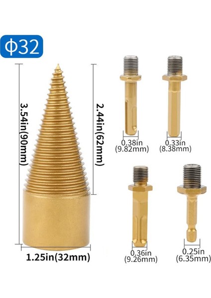 5 Adet Matkap Ucu Çıkarılabilir Ağır Hizmet Tipi Elektrikli Matkaplar (32MM/1.26 Inç) (Yurt Dışından) modelleri