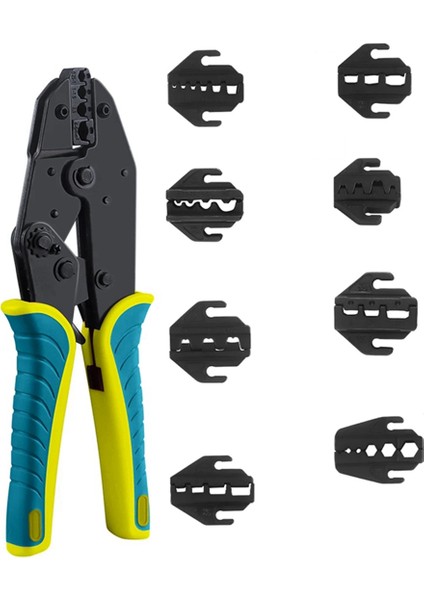 Sıkma Pensesi Kelepçe Aletleri Kapak/eş Eksenli Kablo Terminalleri Takımı 9 Inç 40J (Yurt Dışından)