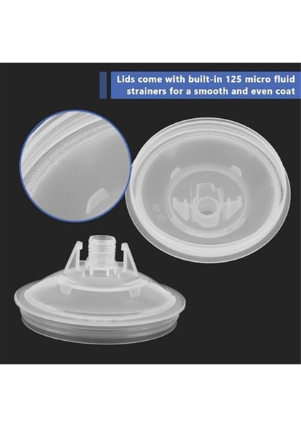 25'li Paket Tek Kullanımlık Boya Tabancası Bardak Astarları ve Kapakları Sistemi (Yurt Dışından) modelleri