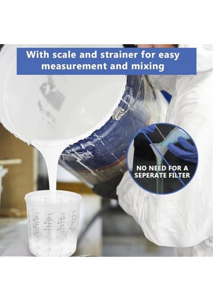 25'li Paket Tek Kullanımlık Boya Tabancası Bardak Astarları ve Kapakları Sistemi (Yurt Dışından) indirimleri