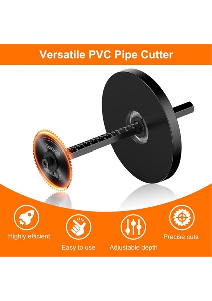 Pvc Boru Iç Boru Kesici, Kesme Aleti Seti - Ayarlanabilir Derinlik Ölçer (Yurt Dışından) indirimleri