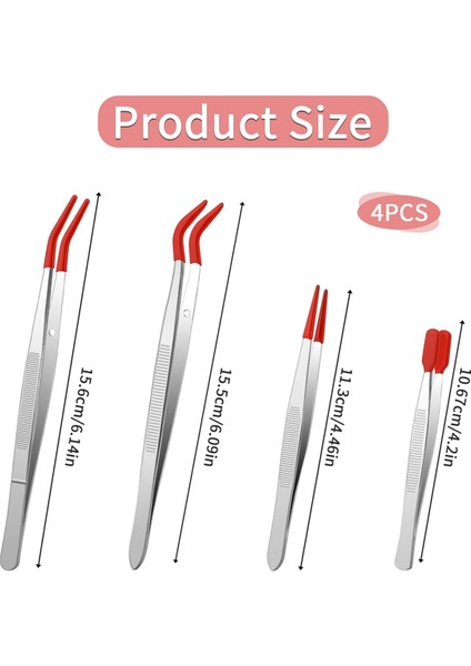 Parça Kauçuk Uçlu Cımbızlar Pvc Kaplamalı Cımbız Seti (Yurt Dışından) modelleri