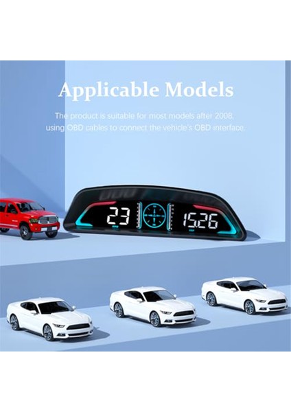 Arabalar Için Heads Up Display B3, Hız Göstergeli Obd2 Gösterge Ekranı (Yurt Dışından) indirimleri