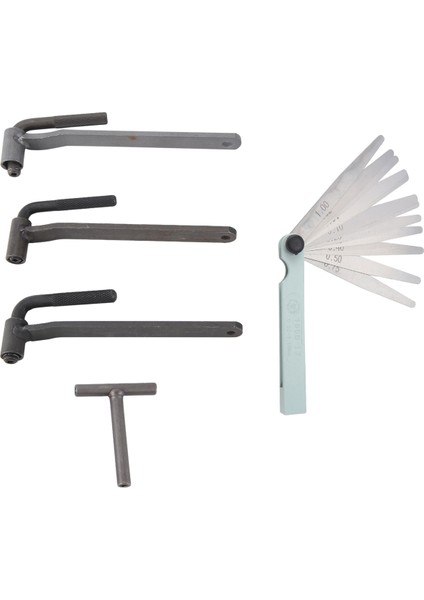 Motosiklet Motoru Valf Ayarlama Aleti 0.1-2mm Feeler Ölçer (Yurt Dışından) modelleri
