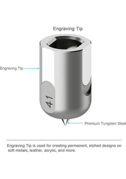 2 Adet Gravür Ucu ve Ince Gömme Ucu (Yurt Dışından) modelleri