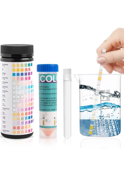 Içme Suyu Test Kiti Şeridi - Musluk Kuyu Suyu Için 17'si 1 Arada Su Testi (Yurt Dışından)