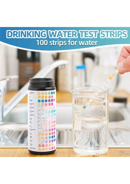 Içme Suyu Test Kiti Şeridi - Musluk Kuyu Suyu Için 17'si 1 Arada Su Testi (Yurt Dışından) fiyatları
