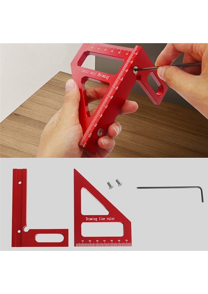 Ahşap Işleme Kare Açıölçer Alüminyum Alaşımlı Gönye (Yurt Dışından) fırsatları