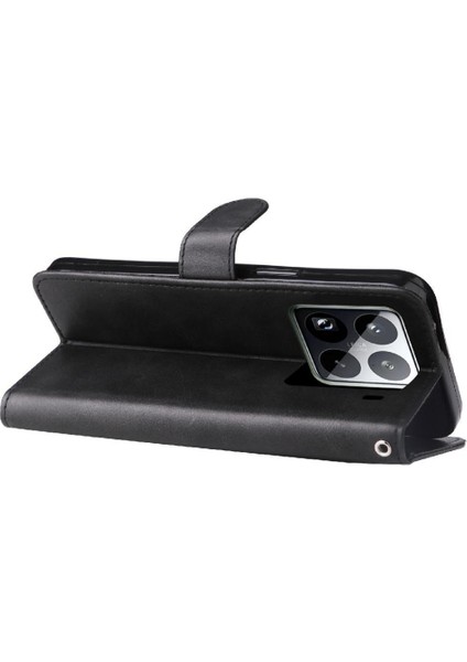 Xiaomi 15 Pro Kart Yuvası Sahipleri Için Kılıf Koruyucu Kapak Deri Fermuar (Yurt Dışından) modelleri