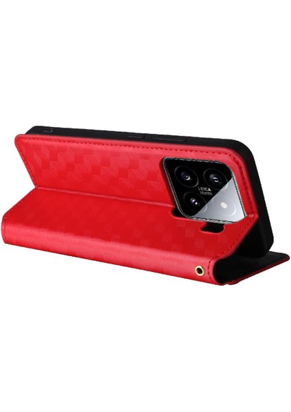 Xiaomi 15 Kart Yuvaları Tutucu Pu Deri 3D Desen Manyetik Için Flip Case (Yurt Dışından) fırsatları