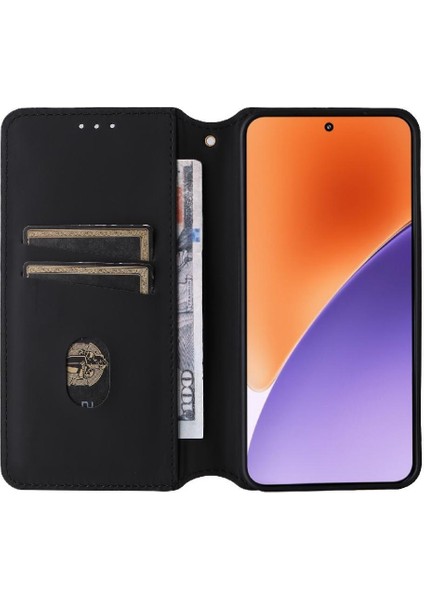 Xiaomi 15 Kart Yuvaları Tutucu Pu Deri 3D Desen Manyetik Için Flip Case (Yurt Dışından) indirimleri