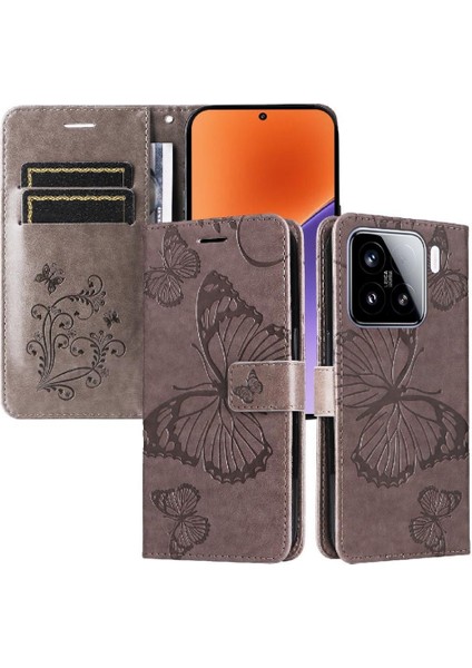 Kart Yuvası Standı Manyetik Kapak Pu ile Xiaomi 15 Flip Kickstand Için Kılıf (Yurt Dışından) indirimleri
