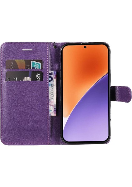 Xiaomi 15 Klasik Düz Renk Yüksek Kaliteli Deri Iş Için Flip Case (Yurt Dışından) fırsatları