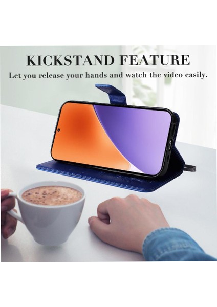 Kart Yuvası Standı Manyetik Kapak Pu ile Xiaomi 15 Flip Kickstand Için Kılıf (Yurt Dışından) fırsatları