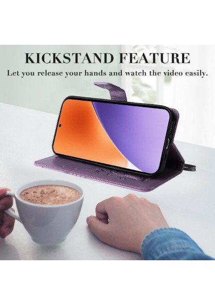 Kart Yuvası Standı Manyetik Kapak Pu ile Xiaomi 15 Flip Kickstand Için Kılıf (Yurt Dışından) fiyatları