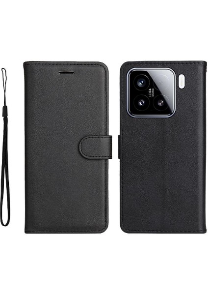Xiaomi 15 Klasik Düz Renk Yüksek Kaliteli Deri Iş Için Flip Case (Yurt Dışından) fırsatları