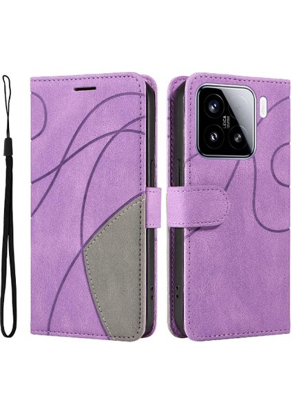 Kart Yuvası Standı Flip Folio ile Xiaomi 15 Deri Cüzdan Için Flip Case (Yurt Dışından) fiyatları