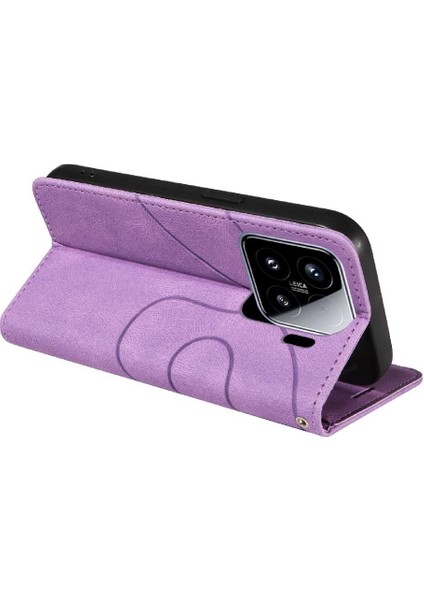 Kart Yuvası Standı Flip Folio ile Xiaomi 15 Deri Cüzdan Için Flip Case (Yurt Dışından) indirimleri