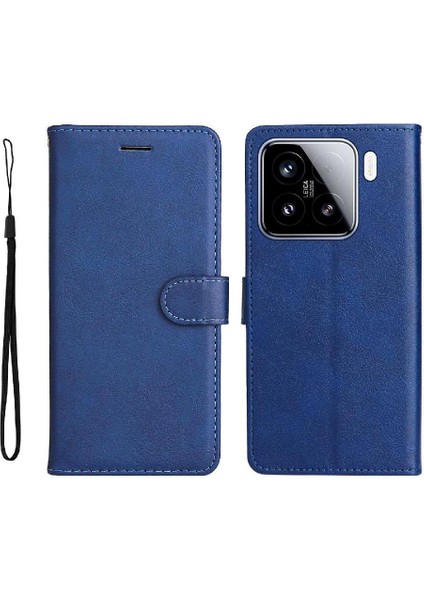 Xiaomi 15 Klasik Düz Renk Yüksek Kaliteli Deri Iş Için Flip Case (Yurt Dışından) fırsatları