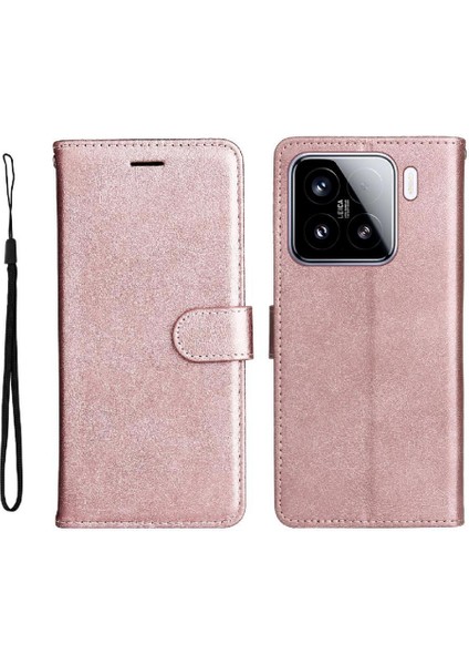 Xiaomi 15 Klasik Düz Renk Yüksek Kaliteli Deri Iş Için Flip Case (Yurt Dışından) fırsatları