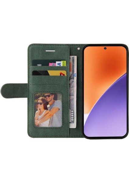 Kart Yuvası Standı Flip Folio ile Xiaomi 15 Deri Cüzdan Için Flip Case (Yurt Dışından) fırsatları