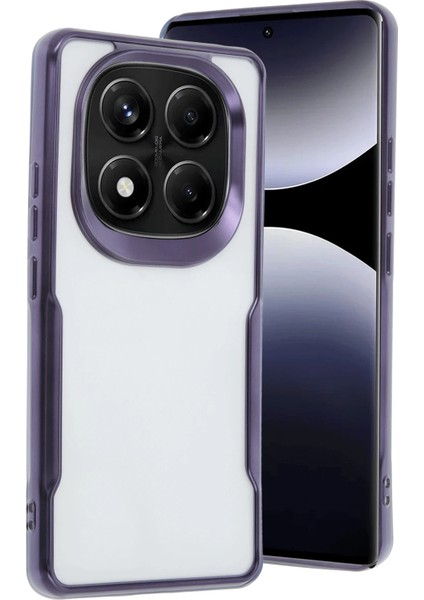 Xiaomi Redmi Note 14 Pro Plus Kılıf Boyi Silikon Kapak - Derin Mor Bstmy
