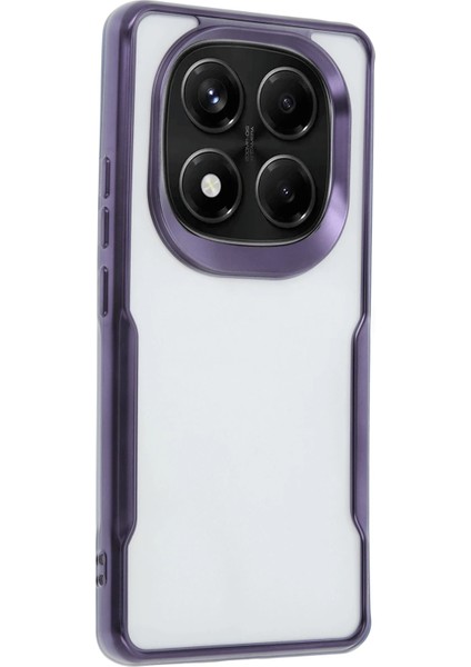 Xiaomi Redmi Note 14 Pro Plus Kılıf Boyi Silikon Kapak - Derin Mor Bstmy