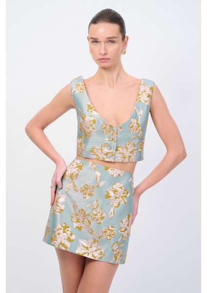 Moda Tutkusu Jakarlı Mini Etek fırsatları