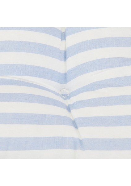 Soft Nautical Fun Sandalye Minderi - Ekru / Mavi - 43X43 cm