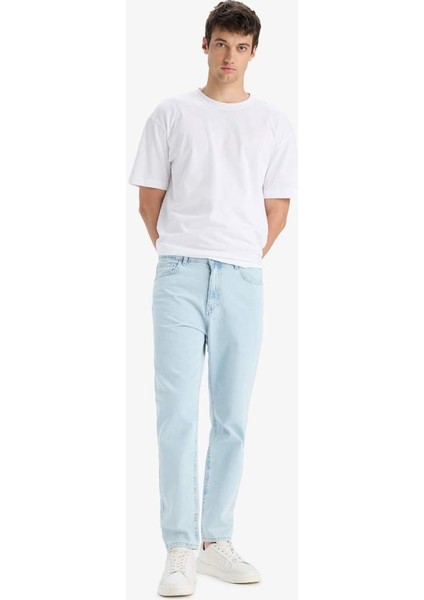 Yeni Sezon %100 Pamuk 90's Slim Fit Dar Kalıp Yüksek Bel Dar Paça Jean Pantolon modelleri