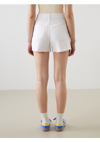 Yeni Sezon Dar Fit Kadin Jean Sort - S5LS43Z8