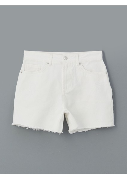 Yeni Sezon Dar Fit Kadin Jean Sort - S5LS43Z8