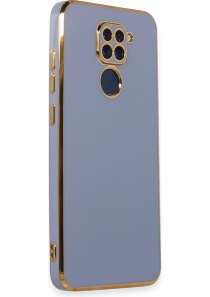 Xiaomi Redmi Note 9 Kılıf Volet Silikon - Mavi Bstmy