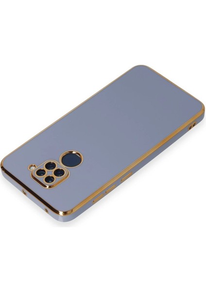 Xiaomi Redmi Note 9 Kılıf Volet Silikon - Mavi Bstmy