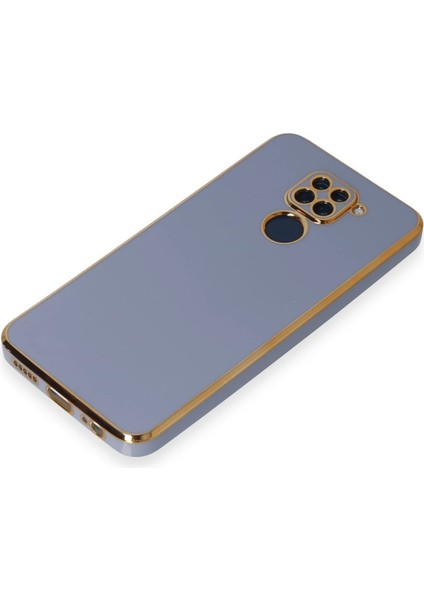 Xiaomi Redmi Note 9 Kılıf Volet Silikon - Mavi Bstmy