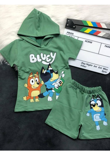Erkek Çocuk Yazlık Bluey Altüst Takım