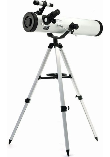 76X700 Profesyonel Aynalı Uzay Teleskopubeyaz