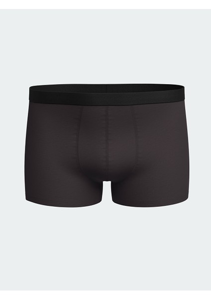 Yeni Sezon Standart Kalip Pamuklu Esnek Erkek Boxer 3'lu - S5IE41Z8
