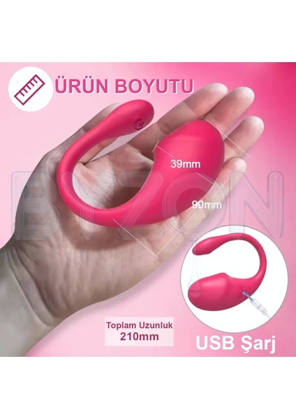 Akıllı Telefon Kontrollü Yumurta Vibratör – Sessiz, Su Geçirmez