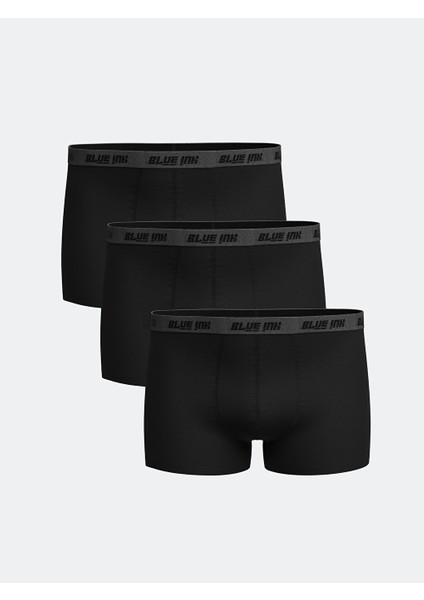 Yeni Sezon Standart Kalip Pamuklu Esnek Erkek Boxer 3'lu - S5I824Z8
