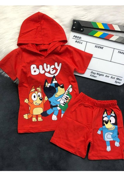 Erkek Çocuk Yazlık Bluey Altüst Takım