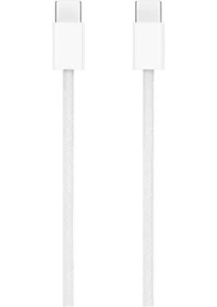 Usb-C To Usb-C Orijinal Örgülü Data ve Şarj Kablosu 1m Apple Garantili