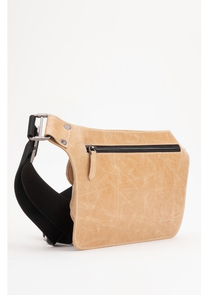 Joymax Unisex Bodybag Çanta Gerçek Deri Bej fiyatları