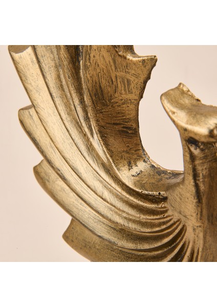 Deco Dragon 2'li Dekor - Gold - 32 cm
