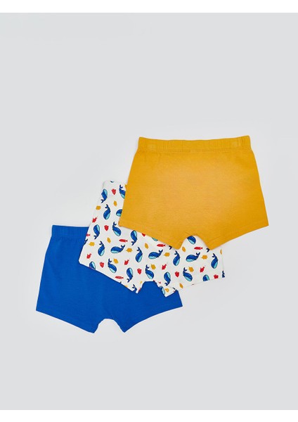 Yeni Sezon Penye Erkek Cocuk Boxer 3'lu - S5FO80Z1