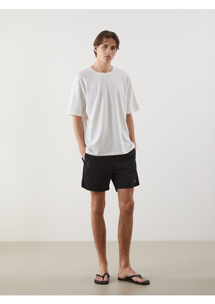 Yeni Sezon Kisa Boy Basic Erkek Deniz Sortu - S55908Z8
